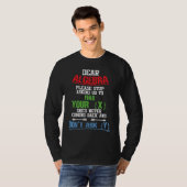 T-shirt Mathématiques Maths Algèbre Résolution Formule Col (Devant entier)