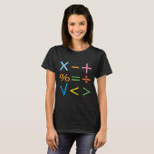 T-shirt Mathématiques Symbole mathématique Math (Devant entier)
