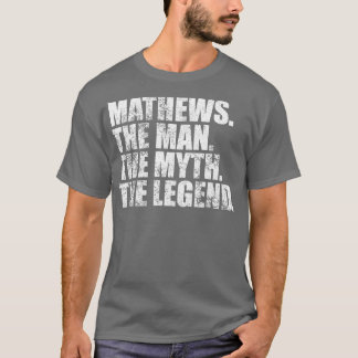T-shirt MathewsMathews Nom de famille Mathews nom de famil