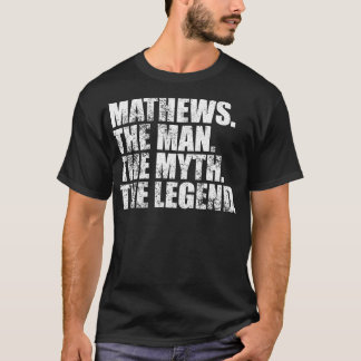 T-shirt MathewsMathews Nom de famille Mathews nom de famil