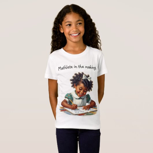 T-Shirt Mathlete en gestation. (Devant entier)