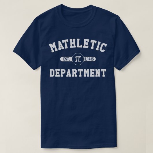 T-shirt Mathletic Département drôle mathématiques jeu de m (Design devant)