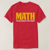 T-shirt Maths amusant Math Great Math Cadeau Math compter (Design devant)