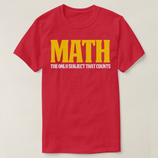 T-shirt Maths amusant Math Great Math Cadeau Math compter (Design devant)