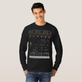 T-shirt Maths amusant vilain cadeau de Noël Joyeux Noël en (Devant entier)