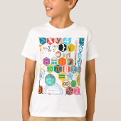 T-shirt Maths (blanches) (Devant)