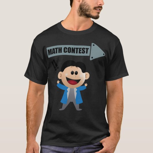 T-shirt Maths cheval équitation animaux (Devant)