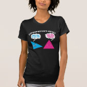 T-shirt Maths d'angle gratuit - jeu de géométries de coupe (Devant)