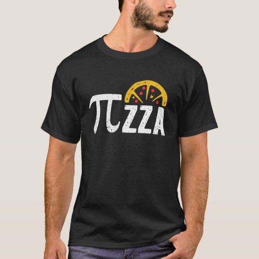 T-shirt Maths de la journée Pizza Pi (Devant)