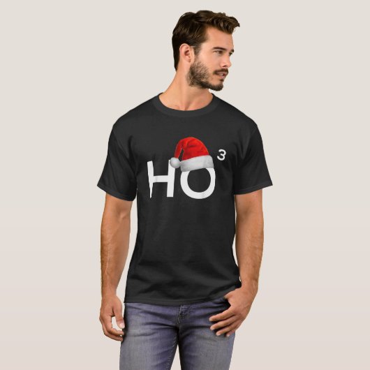 T-shirt Maths drôle Noël T Chemise HoHoHo Femmes Hommes (Devant entier)