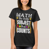 T-shirt Maths drôle pour les enseignants (Devant)