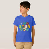 T-shirt maths en couleur ! (Devant entier)