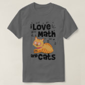 T-shirt Maths et chats (Design devant)