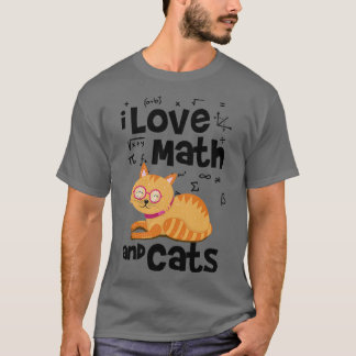 T-shirt Maths et chats