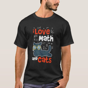 T-shirt Maths et Chats Math Prof de Maths