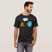 T-shirt maths géométrie plaisanterie triangle nerd cercle  (Devant entier)