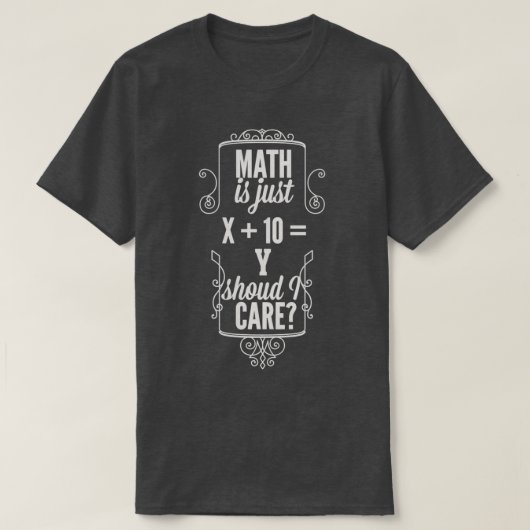 T-shirt maths juste Awesome chapeau mathématique Cadeau (Design devant)