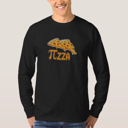 T-shirt Maths Pizza Messenger (Devant)