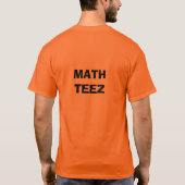 T-shirt Maths Teez - nombres imaginaires (Dos)