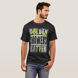 T-shirt Matière d'or de douches