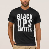 T-SHIRT MATIÈRE NOIRE D'OPS (Devant)