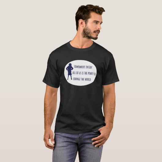 T-shirt Matilda Quelque Part En Nous Tous Est (Devant entier)