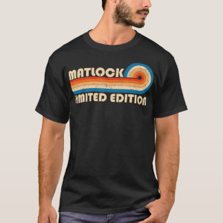 T-shirt MATLOCK Nom de famille Retro Vintage s Anniversair