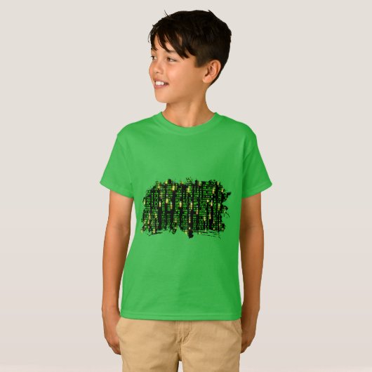 T-shirt Matrice de code (Devant entier)