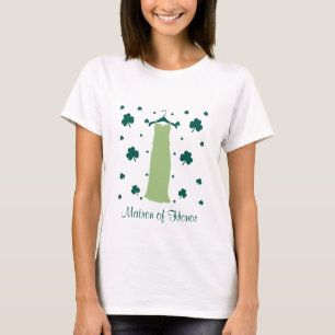T-shirt Matron d'honneur Shamrock irlandais
