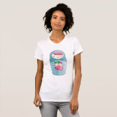 T-shirt matryoshka de kawaii (Devant entier)