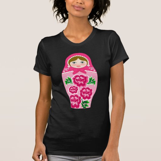 T-SHIRT MATRYOSHKA, POUPÉE RUSSE (Devant)