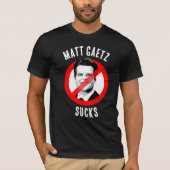 T-shirt Matt Gaetz Sucks (Devant)