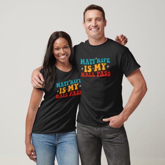 T-shirt Matt Rife Est Mon Hall Pass Design T Shirt (Unisexe)