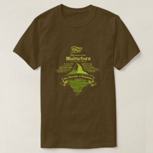 T-shirt Matterhorn 150e année Jubilé VERT-DARK