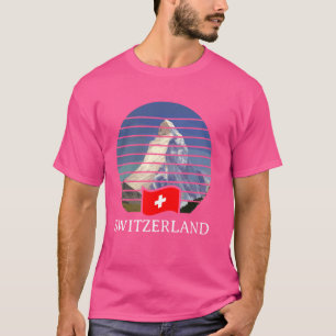 T-shirt Matterhorn Suisse Montagnes Alpinisme Hiki