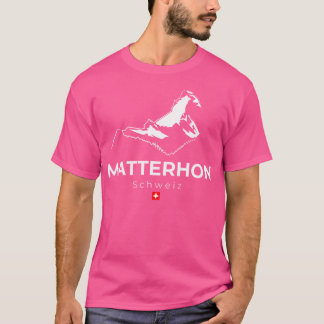 T-shirt Matterhorn Suisse Montagnes Alpinisme Hiki
