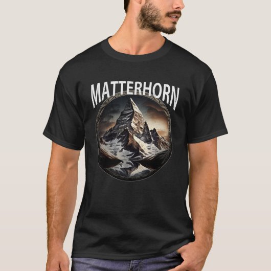 T-shirt Matterhorn Zermatt Suisse Alpes 1 (Devant)