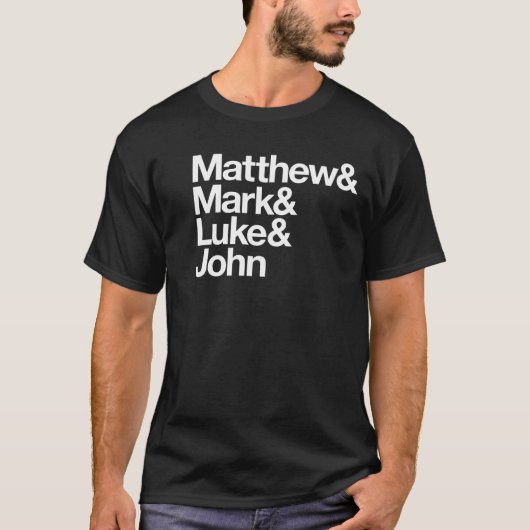 T-shirt Matthew, Mark, Luke et John shirt (Devant)