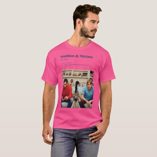T-shirt Matthias Maxime (2019) Xavier Dolan (Devant entier)