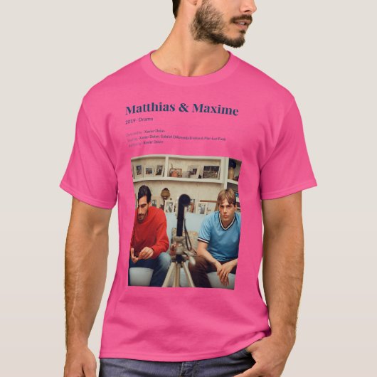 T-shirt Matthias Maxime (2019) Xavier Dolan (Devant)