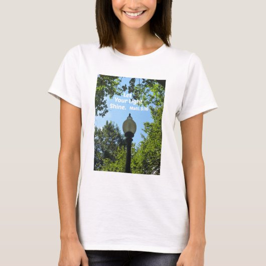 T-shirt Matthieu 5:16 Que votre lumière brille (Devant)