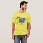 T-shirt Matthieu 6:33 Croix (Devant entier)