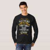 T-shirt Matthieu Le Sang Traverse Mes Veines (Devant entier)