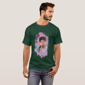T-shirt MattyB Neon drôle (Devant entier)