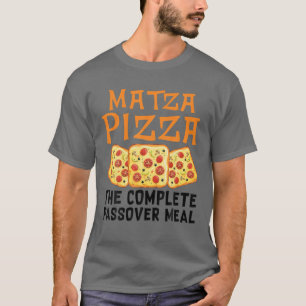 T-shirt Matza Pizza Le Repas Pâque Complet Semence Juive
