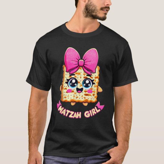 T-shirt Matzah Girl Afikoman Happy Passover (Devant)