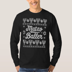 T-shirt Matzo Baller Funny Chanukah Hanoukka Jewish Holida