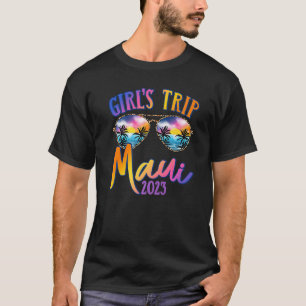 T-shirt Maui Hawaii 2023 Girls Trip Lunettes de soleil été