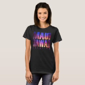 T-shirt Maui Hawaii Beach Summer Vacation Matching Family  (Devant entier)