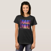 T-shirt Maui Hawaii Beach Summer Vacation Matching Family  (Devant entier)